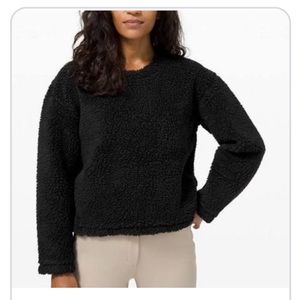 Lululemon Cropped Wool Whenever Crew Sweater Size 6